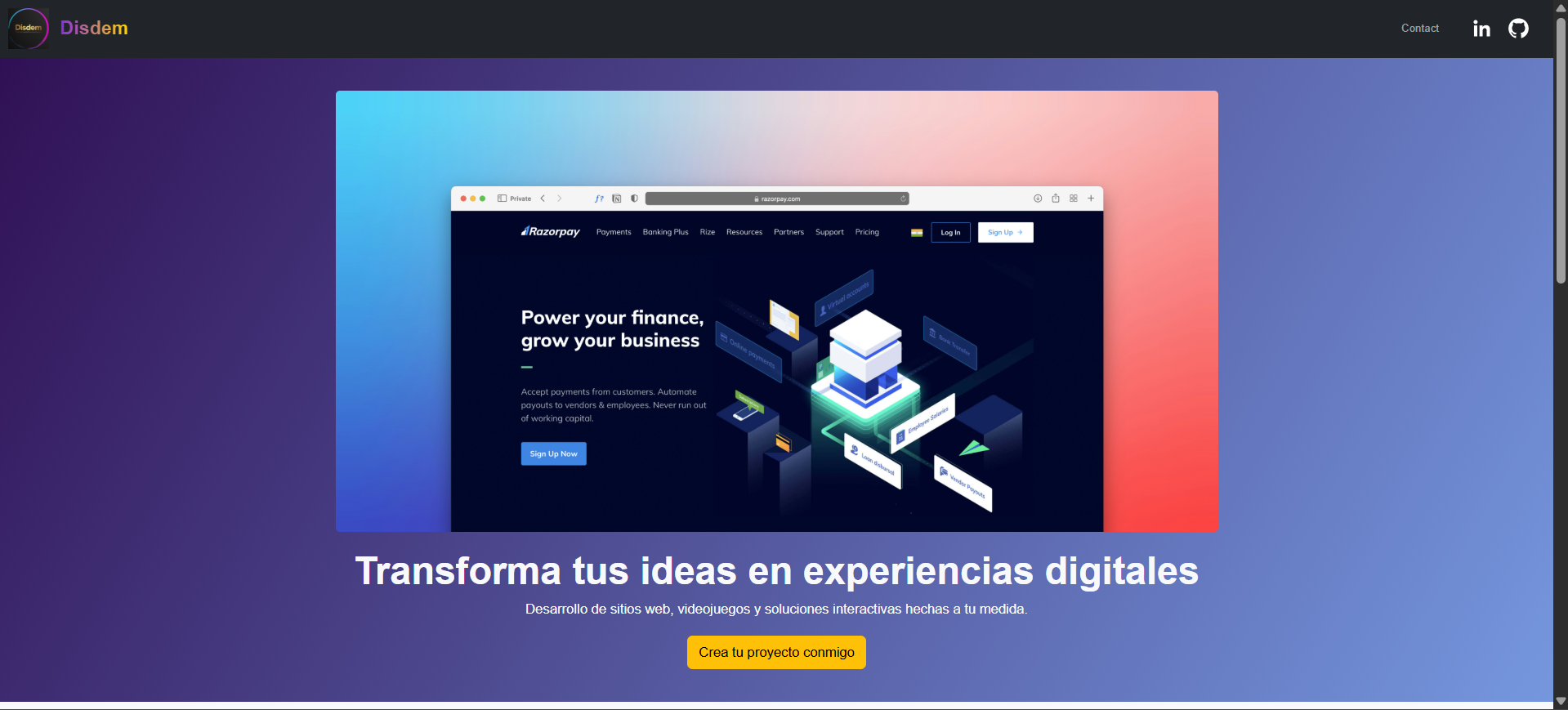 Disdem Web